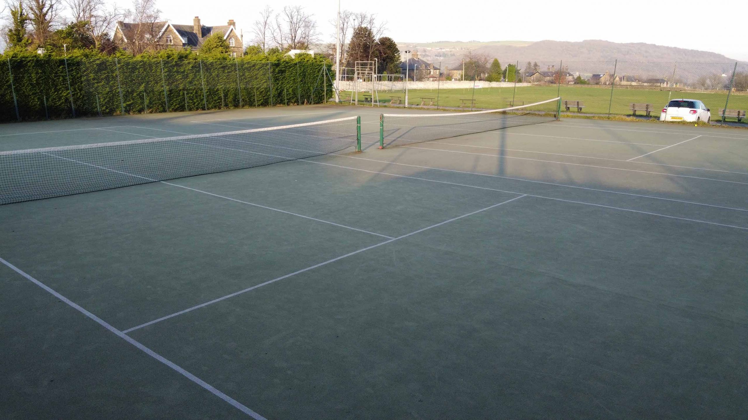 Elland Tennis Club courts.